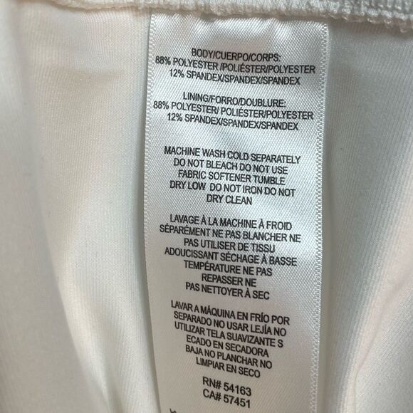 5 for $25🔥Calvin Klein Performance Stretch White Skort (Skirt/ Shorts) XXL - Picture 6 of 7